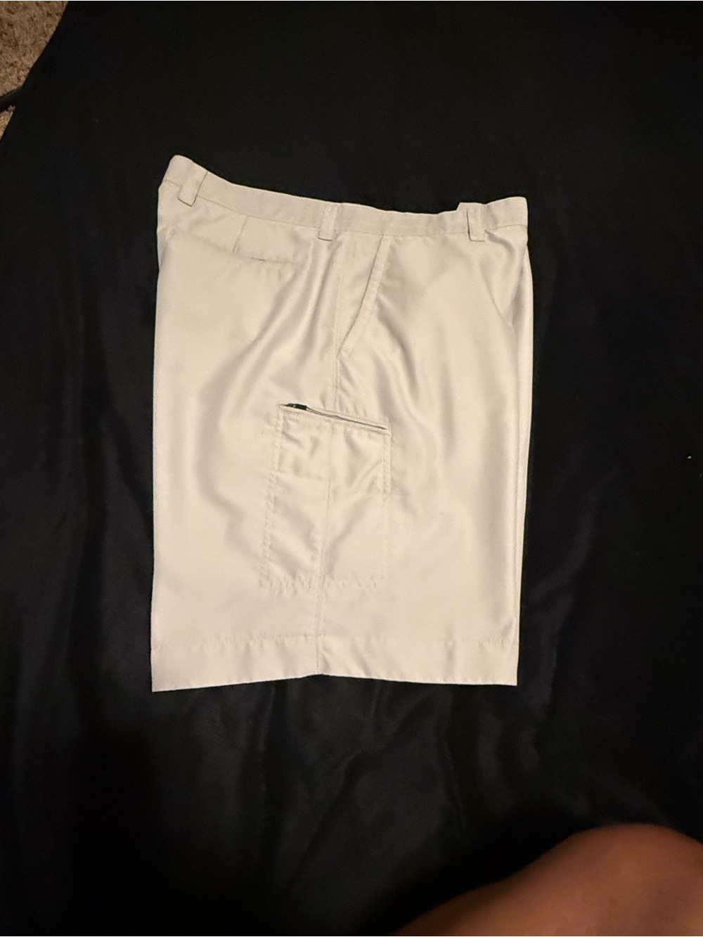 Callaway Men's Off-White Flat-Front Golf Shorts